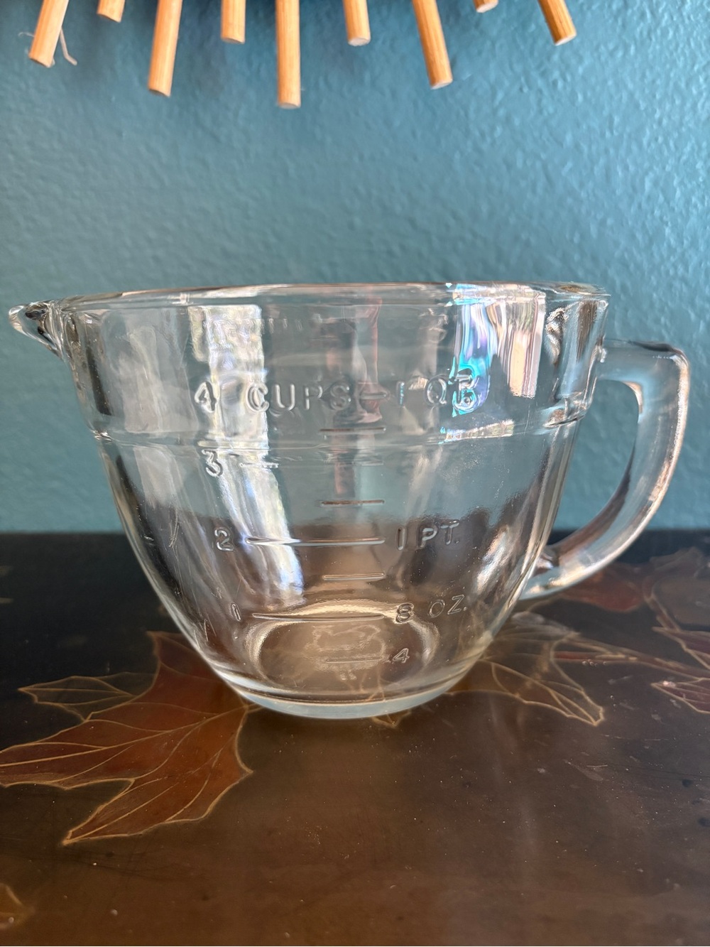 Pampered Chef Clear Glass Measuring Cup